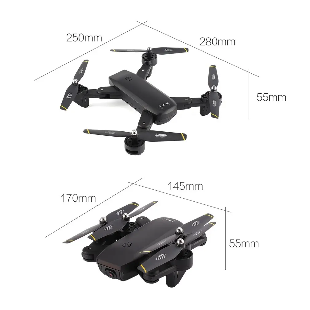 SG700 2,4G Радиоуправляемый Дрон складной Квадрокоптер с 720P HD Wifi FPV камерой оптическое позиционирование потока высота удержания Безголовый режим игрушки