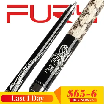 

FURY LE Billiard Pool Cue 11.75/12.75mmTiger Tip Handmade Kit Quick Joint Snakeskin Carving Billar Stick Professional With Case