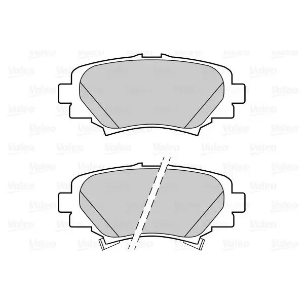 Колодки тормозные дисковые задн MAZDA 3 13- WVA25878 VALEO 30228