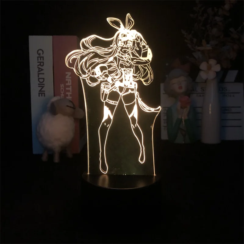 

Arknights Amiya Game Touch Sensor 3D Night Light for Bedroom Decor Cute Birthday Colorful Gift LED Lamp Manga Kid Lovely Present