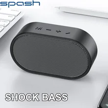 Spash portátil bluetooth alto-falante sem fio subwoofer caixa de som caixa de música estéreo bluetooth-alto-falante