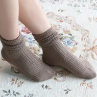 Однотонные хлопковые носки, носки без рисунка, Нескользящие пластиковые запонки на каблуке, женские хлопковые носки с закрытой пяткой
