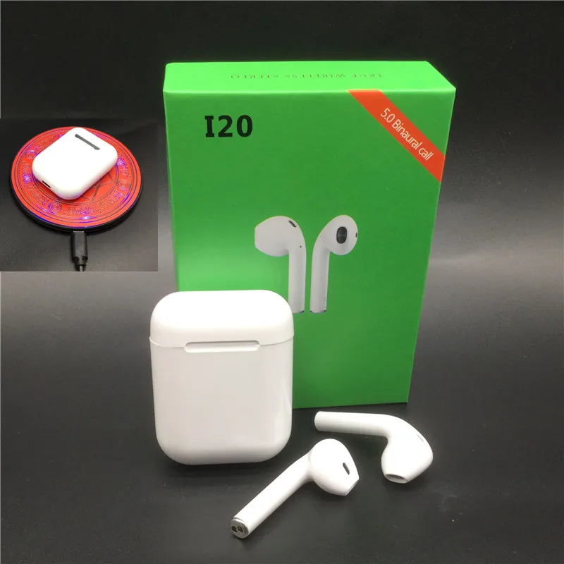 

i20 tws original Pop Up Bluetooth Earphones Wireless Touch Control Mini Earbuds Headset tws pk i30 i20 i11 i7s i12