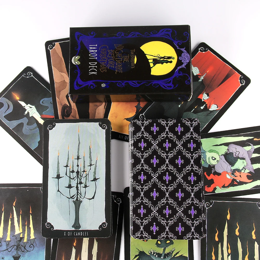 The Nightmare Before Christ mas Tarot Deck and Guidebook 78 Cards Deck and Card Game Board Game Divination Tell The Future Toy 6 The Nightmare Before Christ mas Tarot Deck and Guidebook 78 Cards Deck and Card Game Board Game Divination Tell The Future Toy 6