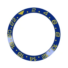 Запасные части часов 38 мм керамический ободок подходит для 40 мм автоматические часы многоцветные высококачественные керамический шкив QK2