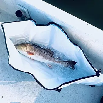 Insulate Fish Cooler Bag Kayak Kill Bag with Drain Plug Beach Surf Tackle Storage Bag Perfect Leakproof Sea,Lake River Fishing 5