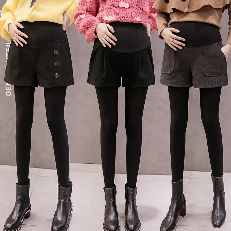 

2019 Autumn And Winter New Style Pregnant Women Pants Fashion Nursing Loose Pants Versatile Casual Shorts Winter Loose-Fit Pregn