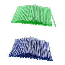 150 шт 24 см мотоциклетные обода колеса спицы обмотки шкуры крышка синий и зеленый