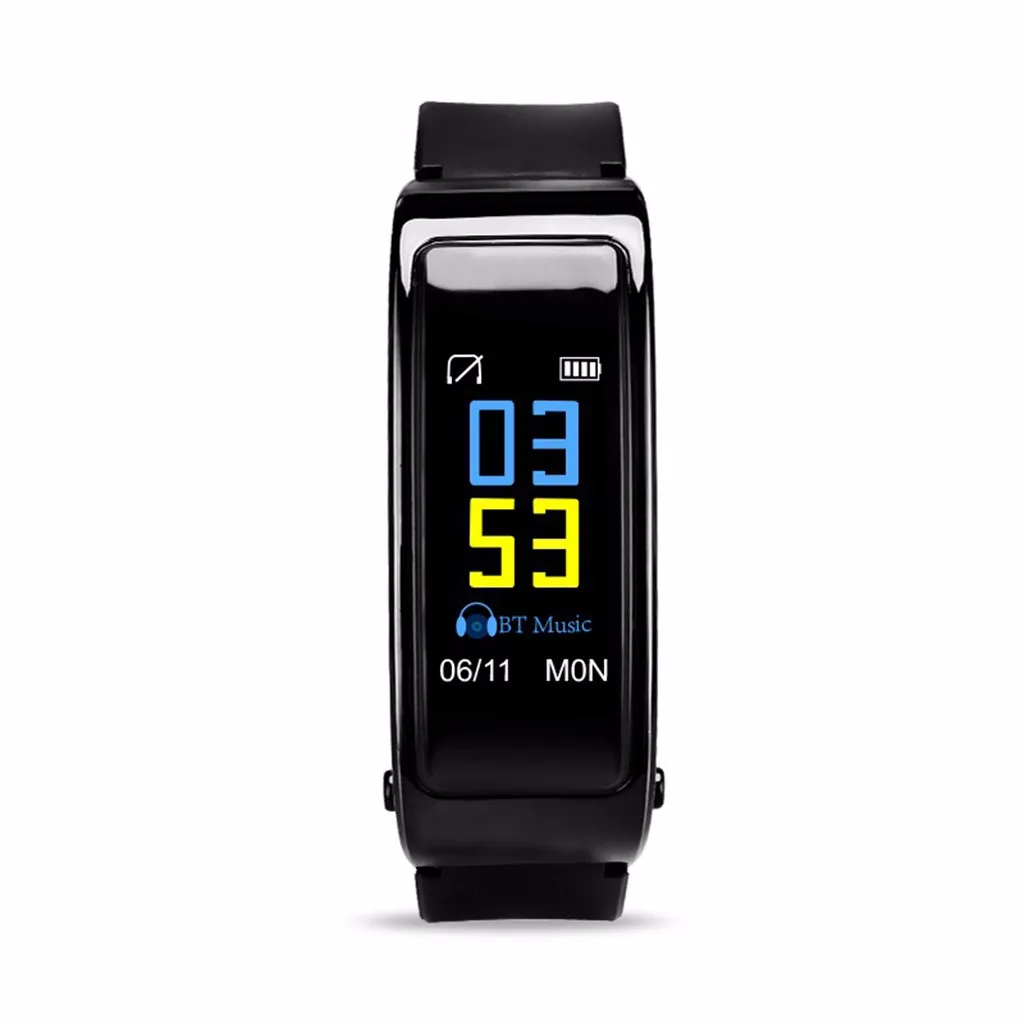

Y3Plus 2in1 Smart Bracelet With Bluetooth Earphone Wristband 0.96 Heart Rate Fitness Tracker Activity Bracelet Sport Smartwatch