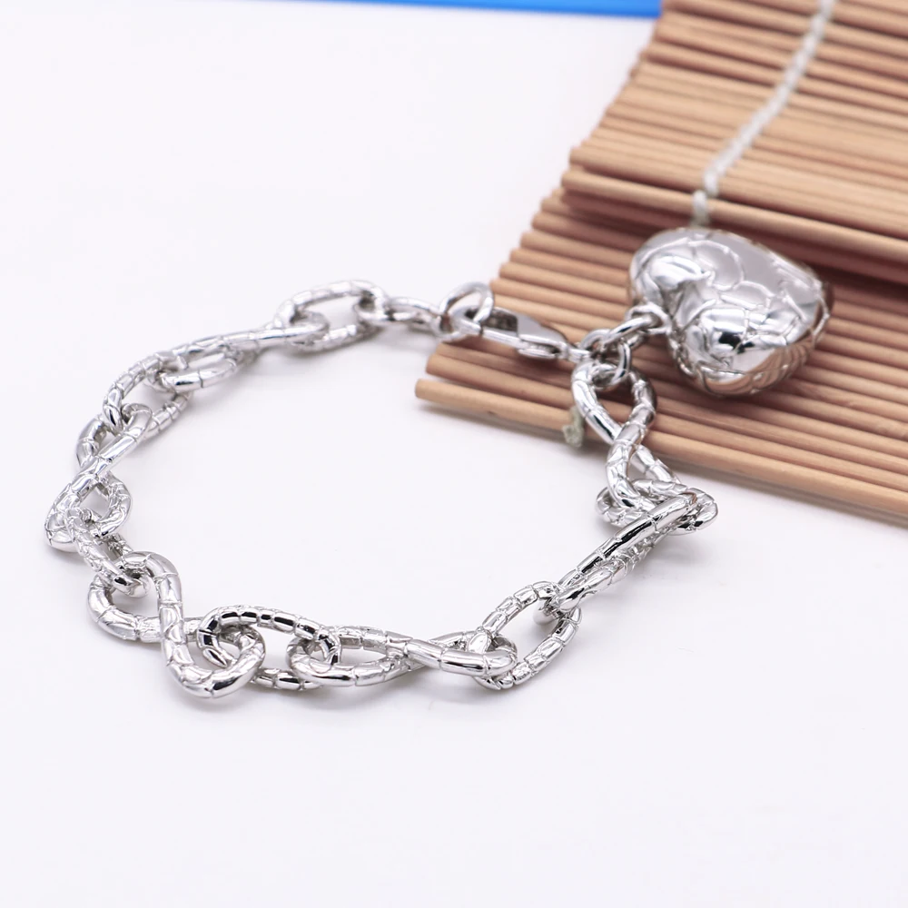 Серебро браслет моды и личности. Solid 925 г. серебряные женские bracelet.21mm широкий браслет. Очаровательная леди серебряные ювелирные изделия