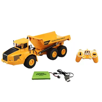 

RC Dump Truck Model 2.4Ghz Remote Control Dumper Toy RC Engineering Cars Vehicles Tilting Cart for Xmas Gift E581-003