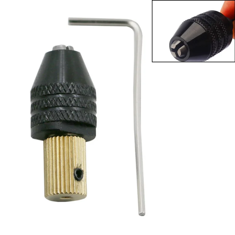 

Multi-functional Micro Electric Drill Chuck Self-Tight Small Electric Drill Clip Hand Drill Woodworking Brass Diamond Clip Colle