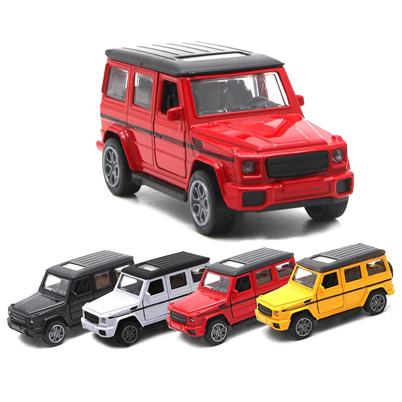 1:32 Scale Pull-back Diecasts Off-road Vehicles Model Cake Decoration Simulation Alloy Metal SUV Car Toys for Boys Children Y100 1 32 scale alloy car model diecasts tractor truck engineering car model flatbed trailer toy children toys for kids collection