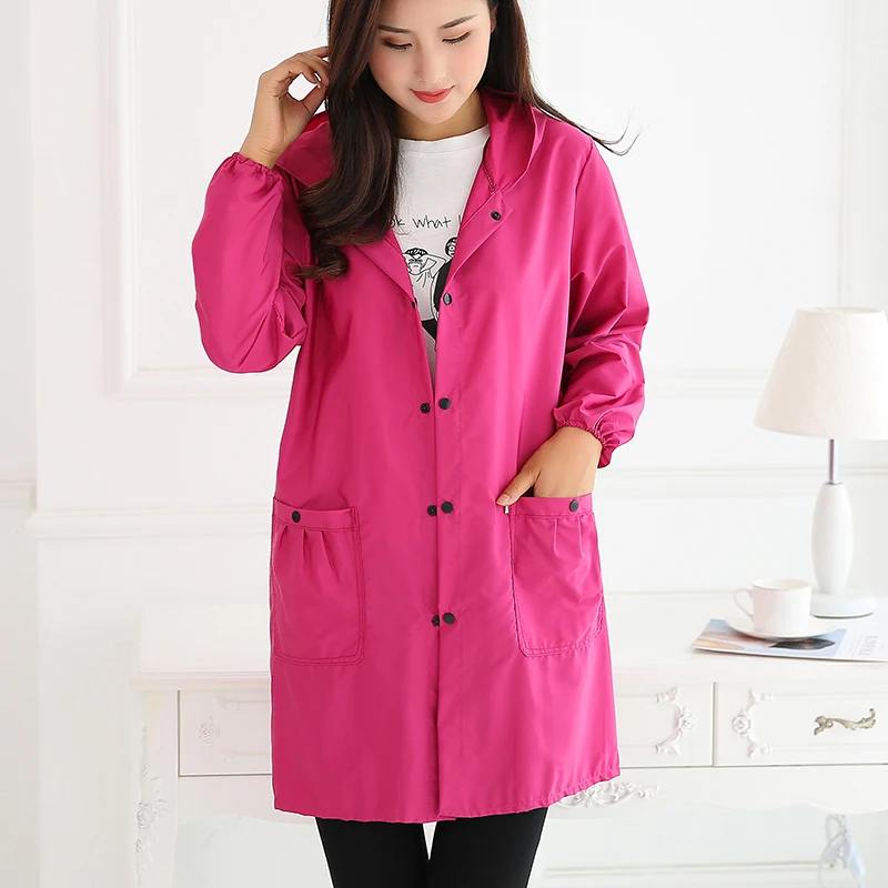 Фартук шеф повара Кухонное бытовое водонепроницаемое маслостойкое женское