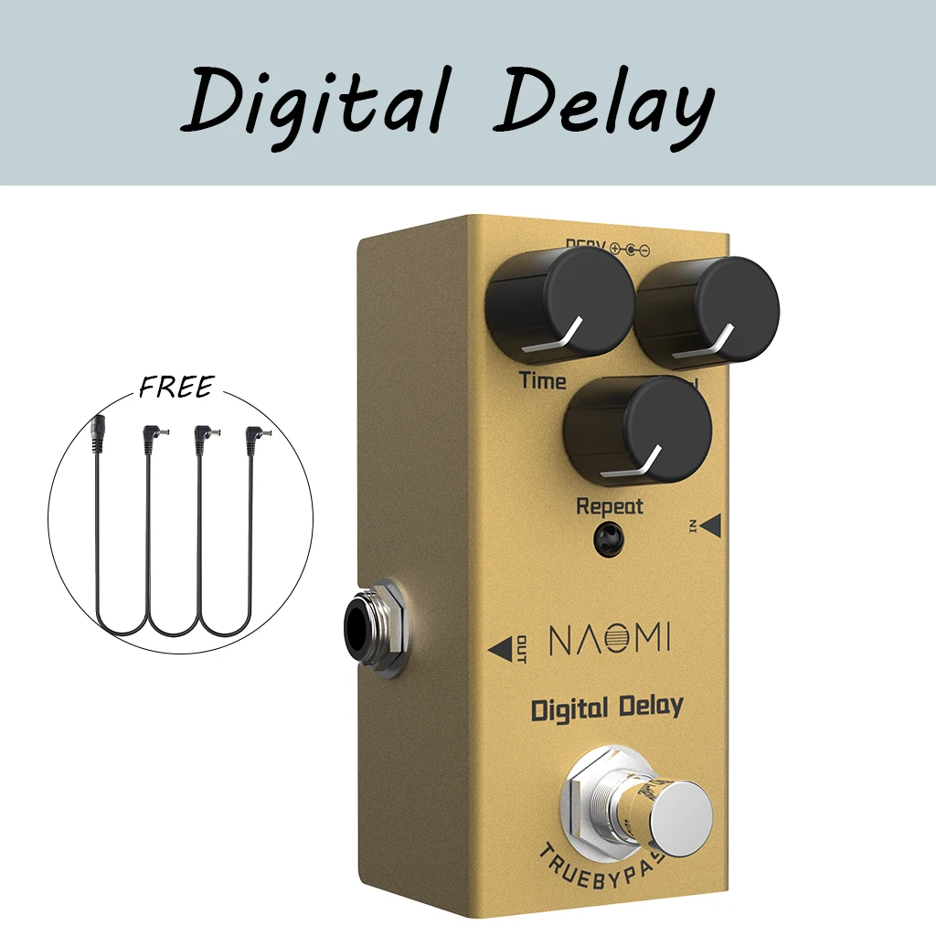

Digital Delay Guitar Effect Pedal Mini Single Delay Effect DC 9V With 1 To 3 Daisy Chain Effect PedalDelay Pedal