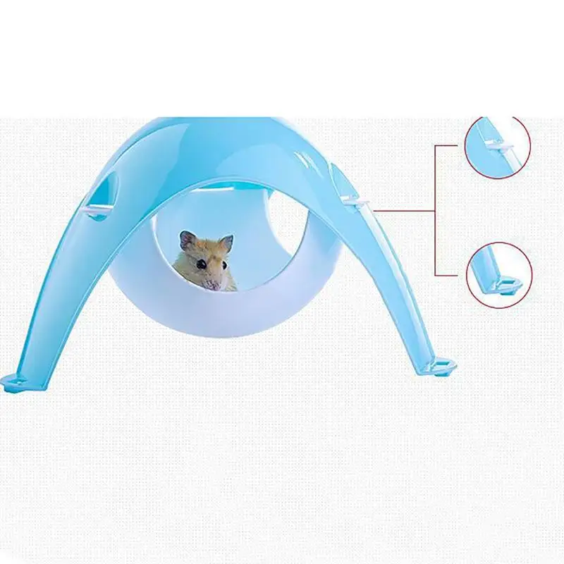 Pet Hamster House Space Pod Dual-Use Plastic Hamster Cage Hammock Small Animal Space Pod Cage For Hamster Rats Hamster Nest