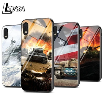 

Black Super Bright Cover world of tanks for iPhone 11 11Pro XS MAX XR X 8 7 6S 6 Plus 5S Gloss Phone Case Cover