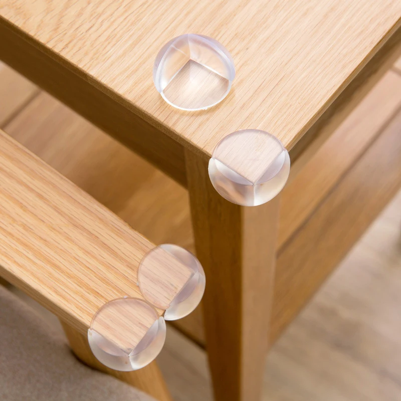 

4pcs Child Baby Safety Silicone Protector Table Corner Edge Protection Cover Children Anticollision Edge & Guards