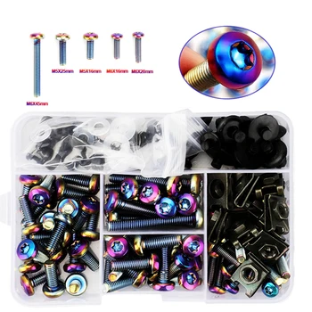 

Universal CNC Motorcycle Fairing screws Bolt outer Hexangular Screw Nut For KTM 450SMR 500EXC 500XC-W 505SX-F 505XC-F 525SX