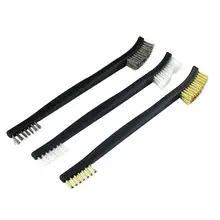 3 комплекта проволочной щетки набор стали для чистки нержавеющей стали и полировки щетка для удаления ржавчины двойная промышленная Полировочная проволочная щетка