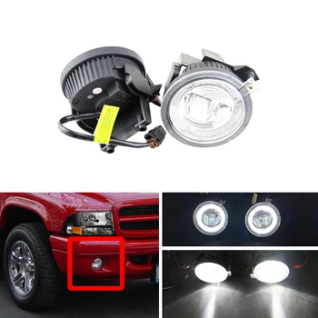 

Fits For Dodge Dakota 2001 2002 2003 2004 Durango 2001 2002 2003 Led Front Driving Fog Lights Assembly W/ DRL Halo Car-Styling