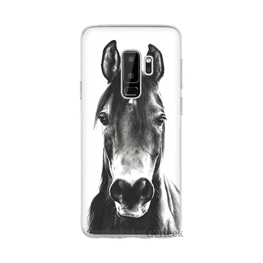 Чехол для телефона из термополиуретана для samsung A5 A6 A7 A8 A9 A10 A20 A30 A40 A50 A60 A70 крышка конь искусства