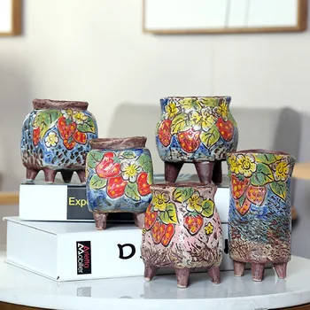 

Nursery Pot Ceramic Flower pot plant pot succulent plant pot