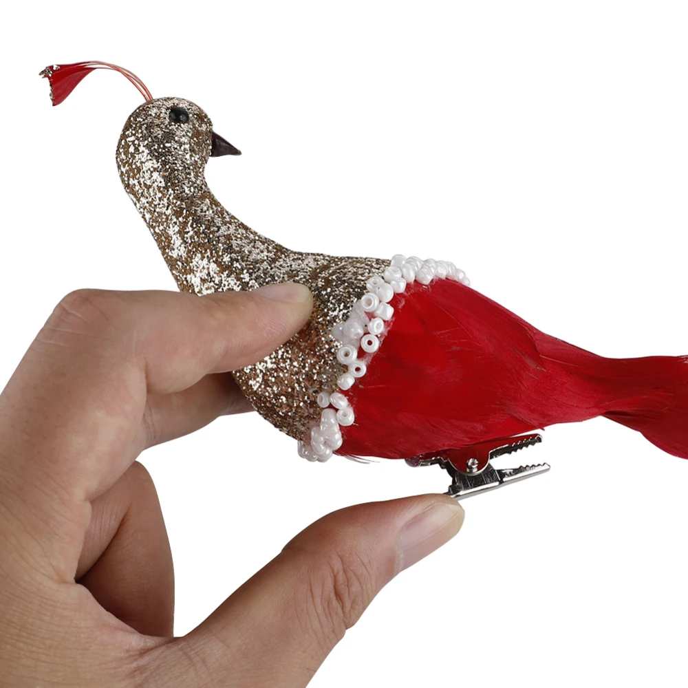 Imitation Peacock Model Cute Realistic Foam Feathers Bird Mini Decorative Craft Birds Home Garden Decorations Photography Props