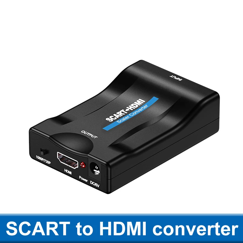 Преобразователь SCART в HDMI преобразователь цифрового сигнала аналоговый 1080P HD