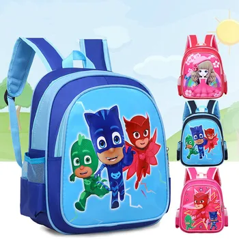 

PJ Masks Catboy Owlette Gekko new cartoon cute children's student Unisex bag backpack Study Stationery Cosplay Props