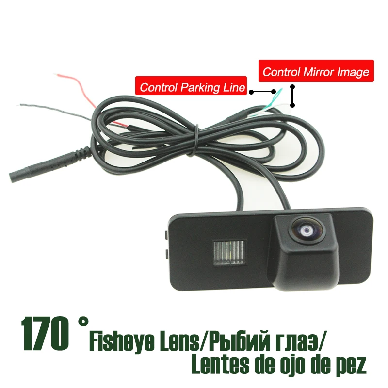 3-1 Car Rear View Backup Camera Fisheye lens Angle 170 degree Night Vision For Skoda Superb VW Variant Polo Sedan GOLF MK4 MK5 MK6