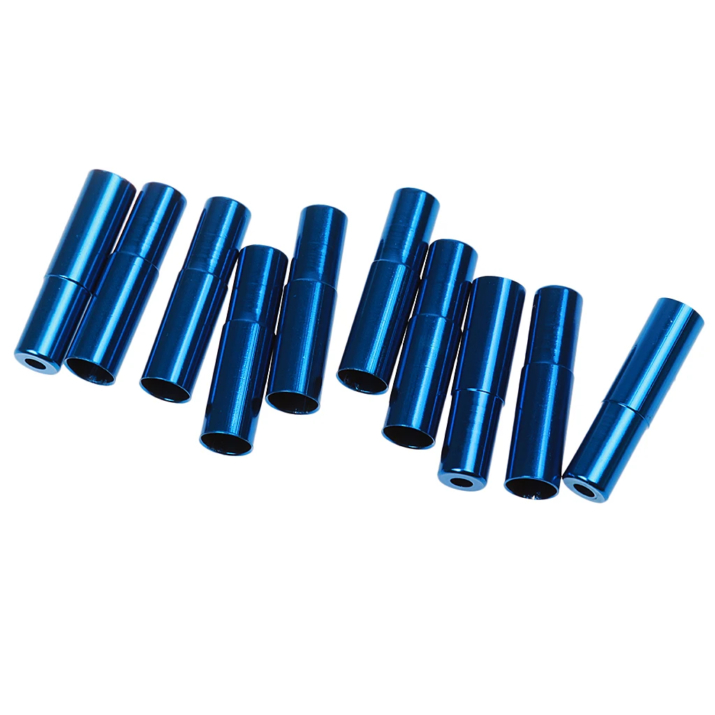 Blue Набор из 10 тормозных шестерней для велосипеда, корпус из сплава, наконечник с 5 цветами - Цвет: Blue