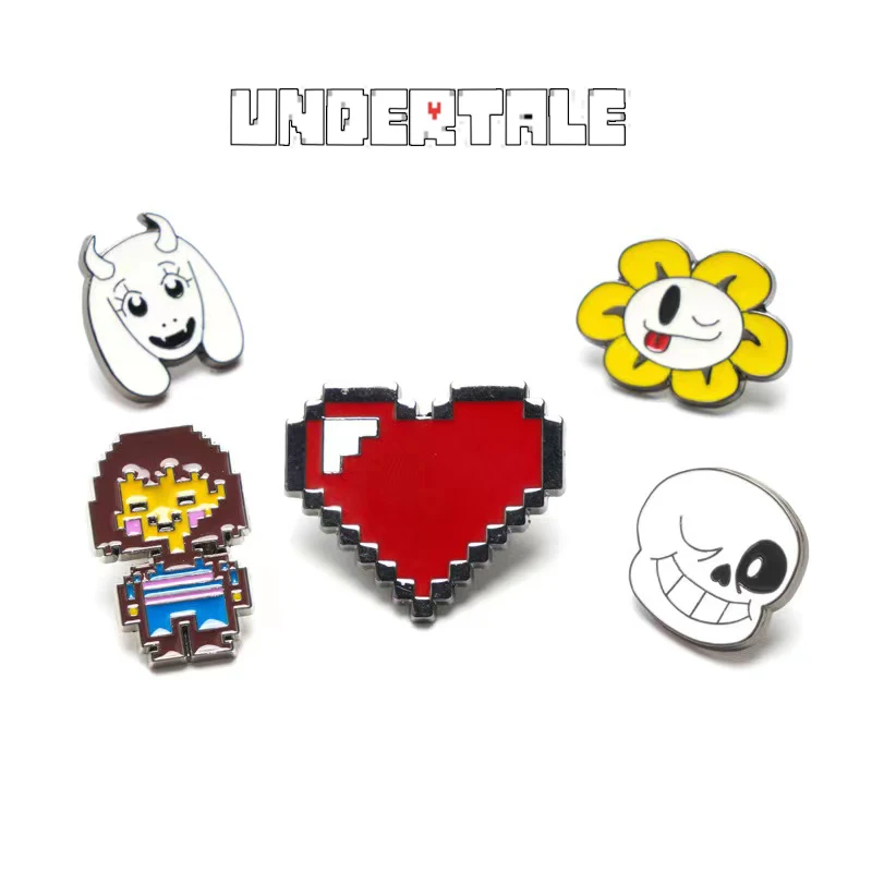 Flowey Undertale - Flowey Undertale Pixel Logo - Pin