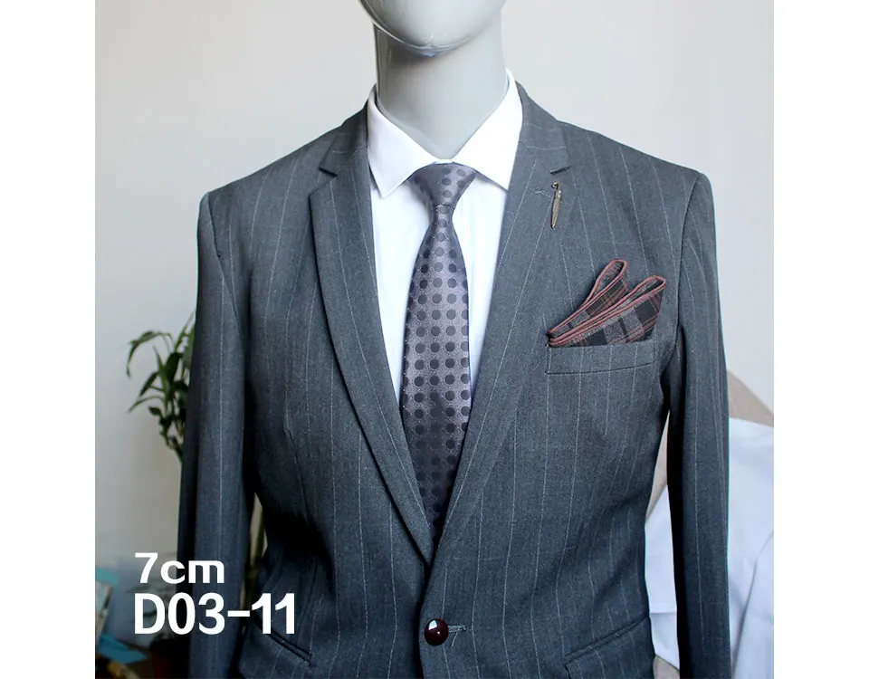 Новые Классические Стильные мужские галстуки на шею 7 см клетчатые полосатые галстуки для мужской формальный деловой роскошный свадебные галстуки
