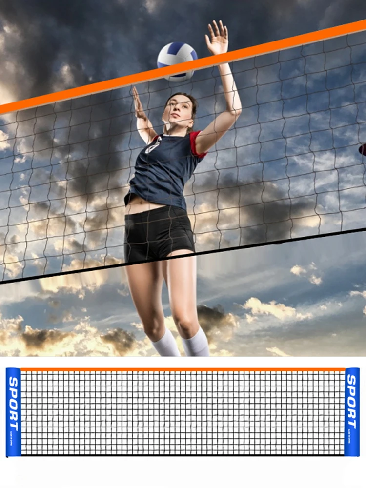 Portable Badminton Net Easy Setup Volleyball Net for Tennis Pickleball Training Indoor Outdoor Sports badminton net volleyball net