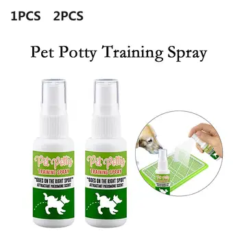 

30ml Effective Pet Dog Toilet Training Dog Potty Training Aid Spray Puppy Cat Pet Toilet Training Sprayed Positioning Defecation