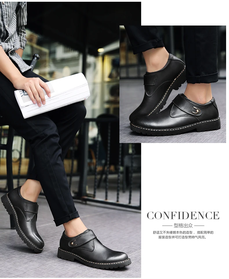 Brand Handmade Breathable Men's Oxford Shoes Top Quality Dress Shoes Men Flats Fashion Genuine Leather Casual Men Shoes