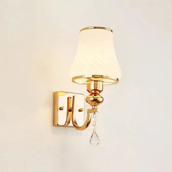 

Modern Single Head Lights Bedside Lamp Creative Bedroom Lamp Living Room Balcony Corridor Aisle Stair Wall Lamp