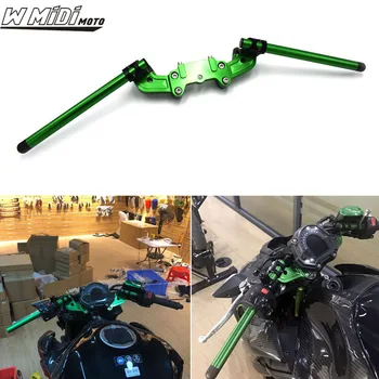 

Clip-On Adapter Plate Handlebars Set for Kawasaki Ninja 650R ER-6F ER6F 2006-2016 2015 2014 Handle Bar Riser Clip on Clamp Mount