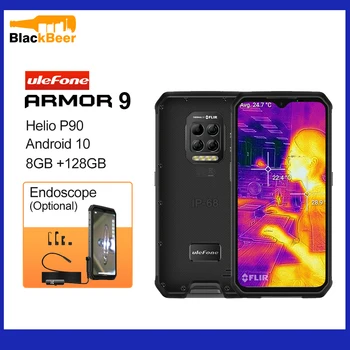 Перейти на Алиэкспресс и купить Смартфон Ulefone Armor 9 на Android 10, восемь ядер, IP68/IP69K
