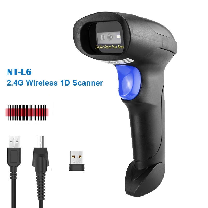 NETUM L8 Wireless 2D Barcode Scanner and L5 Wired 1D/2D QR Bar Code Reader PDF417 for Inventory POS Terminal - Цвет: NT-L6 Wireless CCD