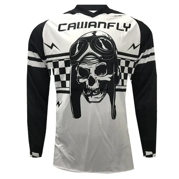 

Skull riding moto jersey mx motocross shirt mountain bike enduro downhill jersey mtb bmx dirt bike cool feeling tops long sleeve