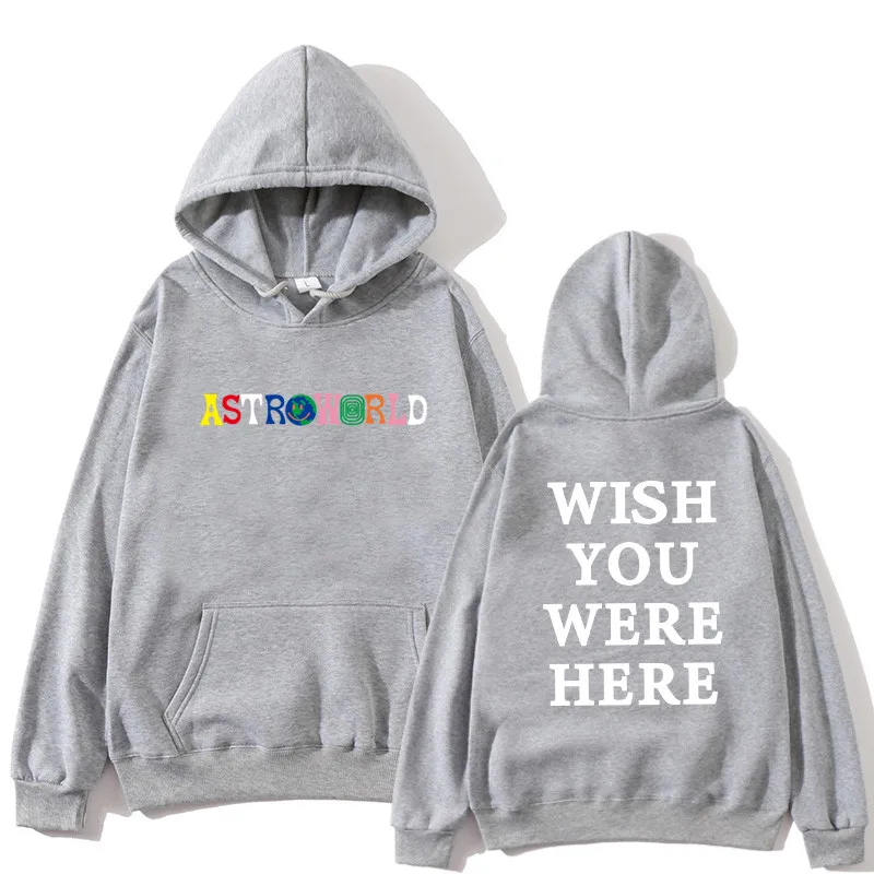 Толстовка с изображением Трэвиса Скотта ASTROWORLD hope you are here fashion Женская модная толстовка с надписью ASTROWORLD уличная Мужская и Женская толстовка swea