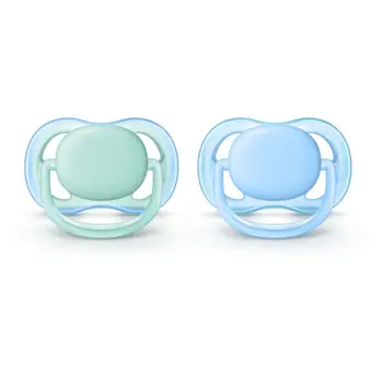 

Dummy Philips Avent ultra air Silik., orthodontic., 0-6 months, 2 PCs led