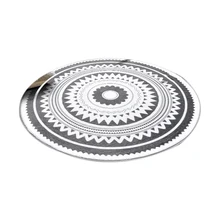 ELEG-Скандинавские серые круглые ковры для гостиной, компьютерное кресло, коврик для детской игровой палатки, коврик для гардеробной и Ca