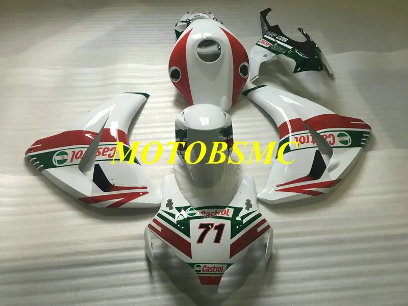 Injection mold Fairing kit for HONDA CBR1000RR 08 09 10 11 CBR 1000RR 2008 2009 2011 ABS White red green Fairings set+gifts HB25 |