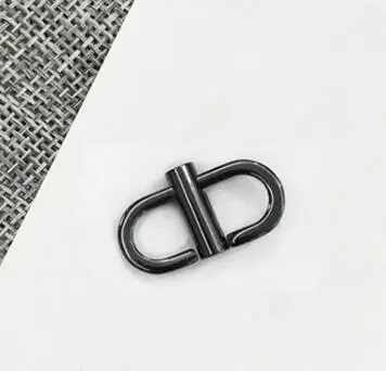 gunmetal Металлическая сумка ремень Адаптер для часов Рюкзак-переноска на лямках аксессуары сократить фиксированный регулируемая застежка 6 шт - Цвет: gunmetal