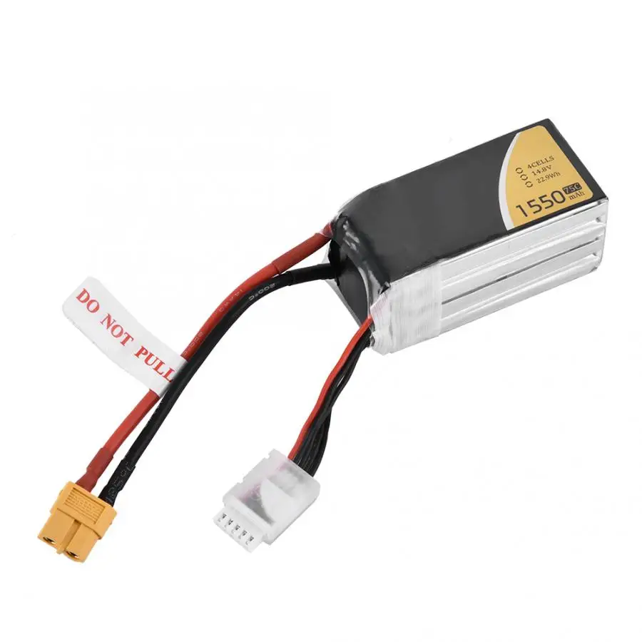 

Hot 'brushless crawler 1:10 rc car' Tattu R-LINE Lipo 14.8V 1550mAh 75C 4S1P Rechargeable LiPo Battery XT60-SYP Plug for Racing