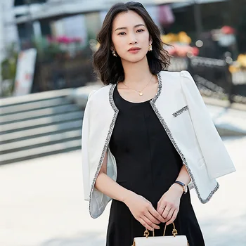 

Women's Suit slim Dress Jacket 2 Pieces Set Ladies Office Jacket +Dress 2020 Spring Autumn Female Business Formal Dresses Suits