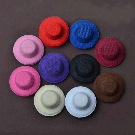 Mini 4cm Hen Party Plain Top Hat Base Cute Hats for DIY Hair Base Pet Cap For Stage Performance Prop Decor